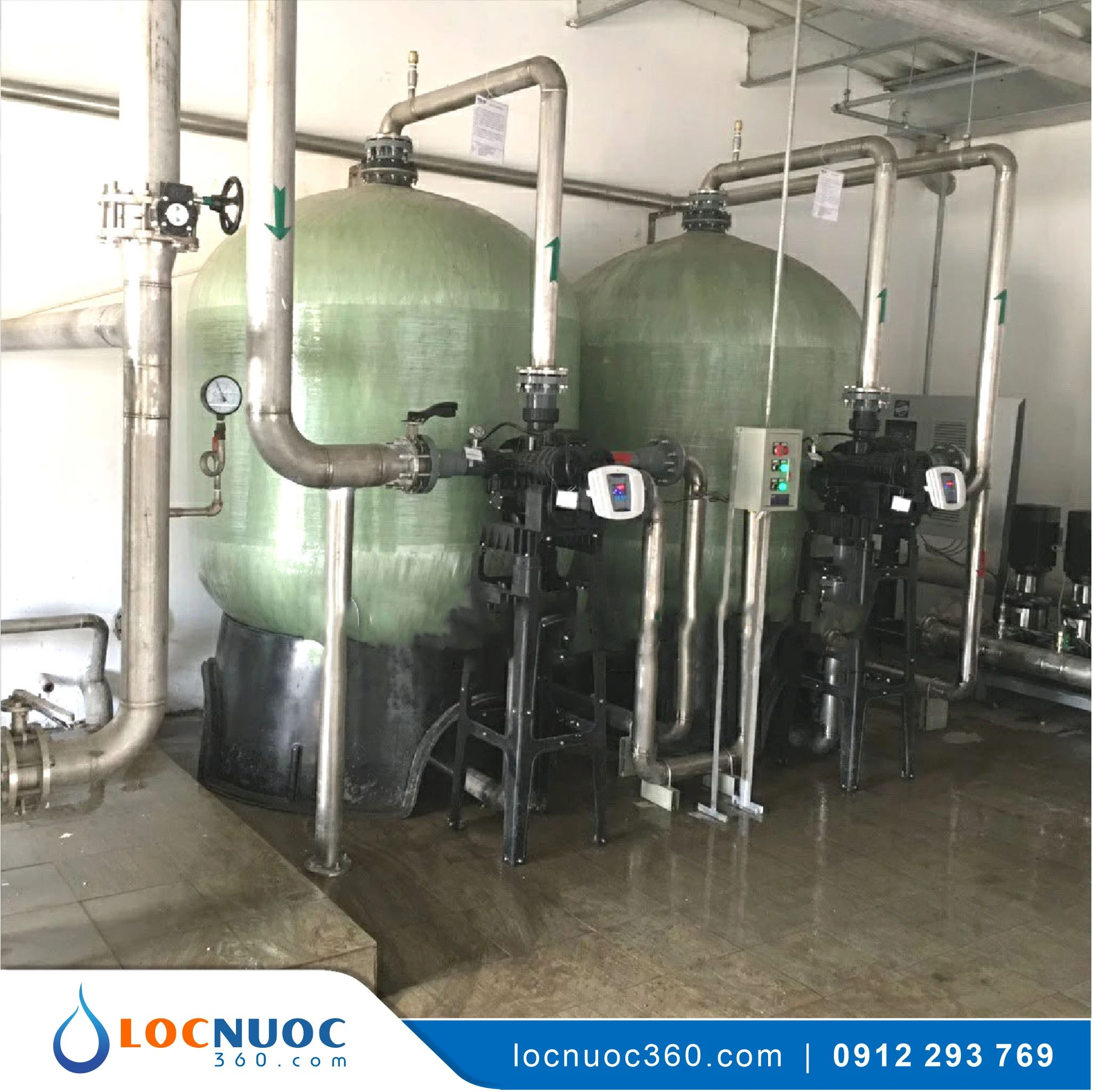 Hệ thống lọc nước tổng 20m3 sản xuất Mỹ phẩm VSK20-LT