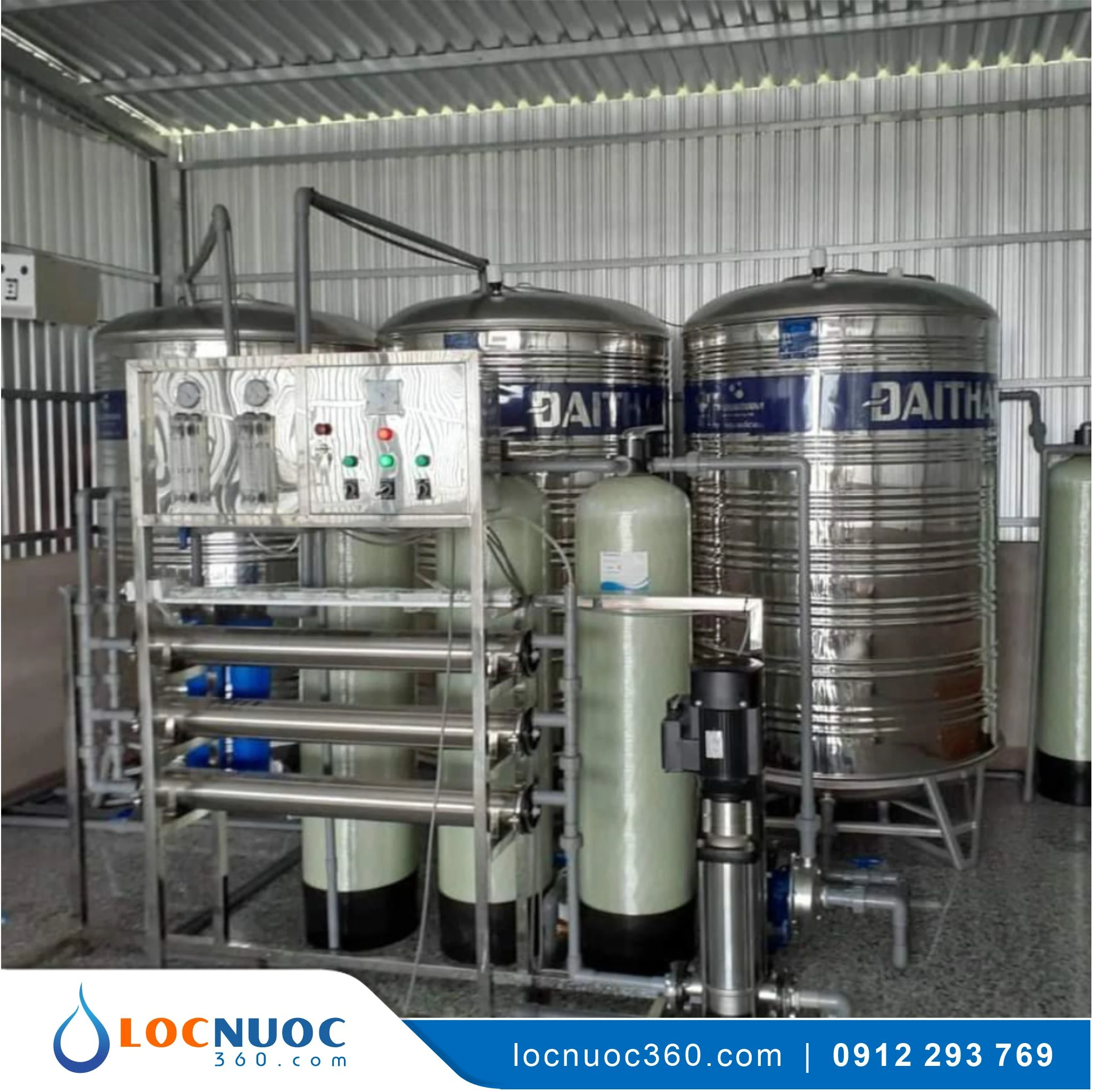 Hệ thống lọc RO Công nghiệp sản xuất Nước đóng bình 4 Hệ thống lọc RO Công nghiệp sản xuất Nước đóng bình