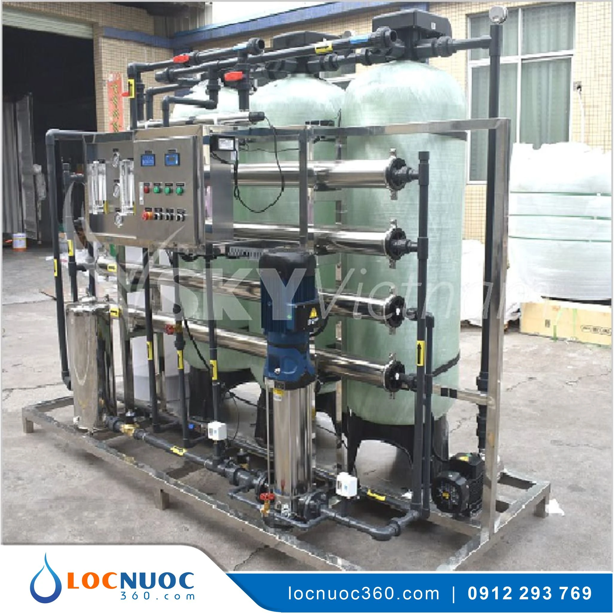 Máy lọc nước RO 2500lit cho Dược phẩm KN2500 3 Máy lọc nước RO 2500lit cho Dược phẩm KN2500