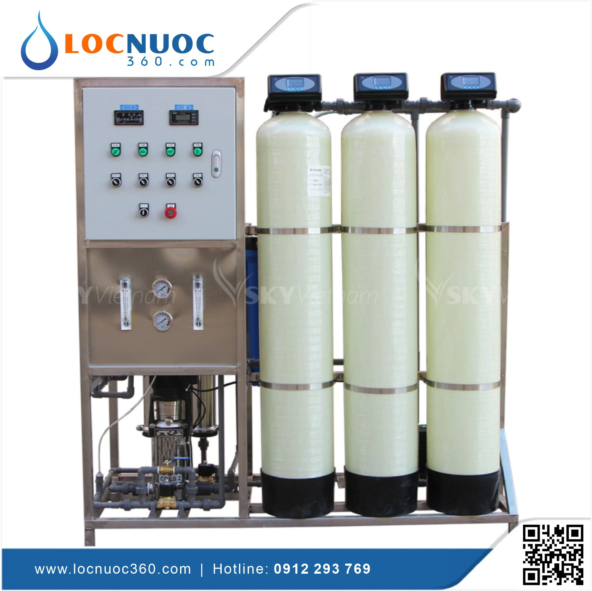 Máy lọc nước RO 350lit cho Trường học VSK-RO350