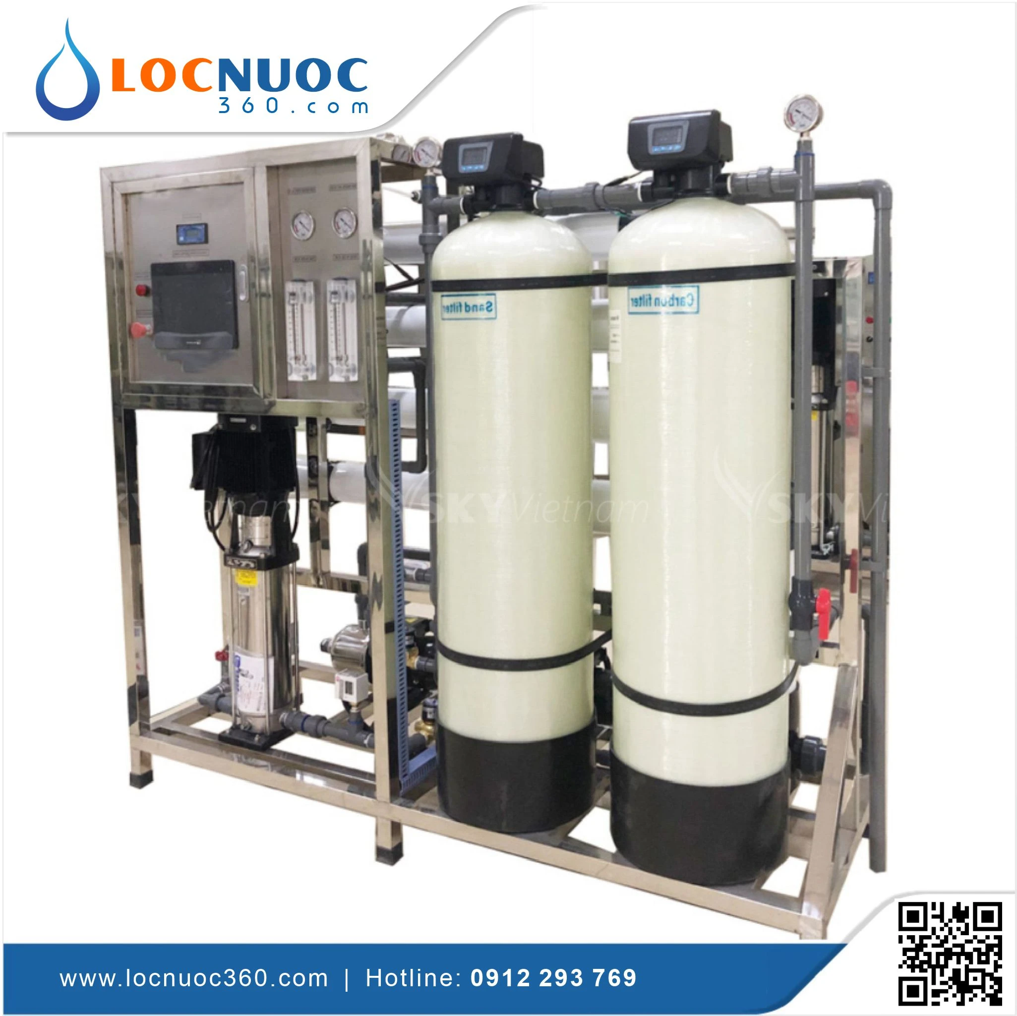 Máy lọc nước RO 1400lit cho Nhà xưởng VSK-RO1400 3 Máy lọc nước RO 1400lit cho Nhà xưởng VSK-RO1400