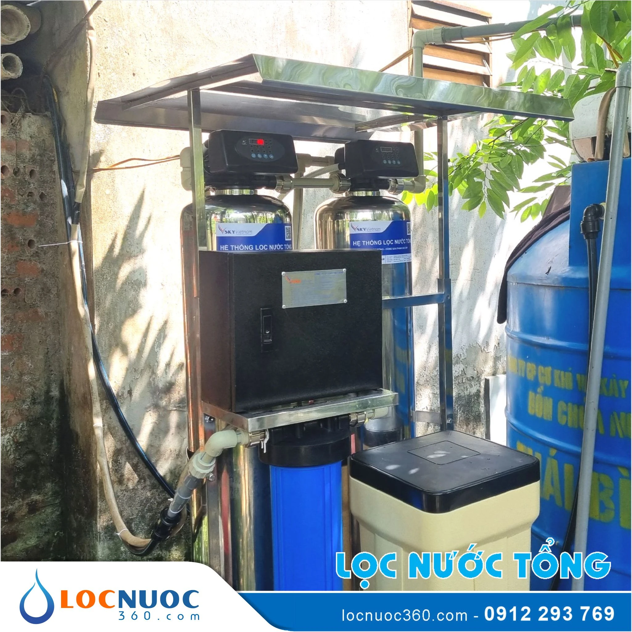 Máy lọc nước tổng xử lý nước nhiễm hợp chất Hữu cơ 4 Máy lọc nước tổng xử lý nước nhiễm hợp chất Hữu cơ