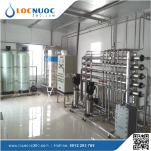 Hệ thống xử lý nước khử ion RO và EDI 5000l/h
