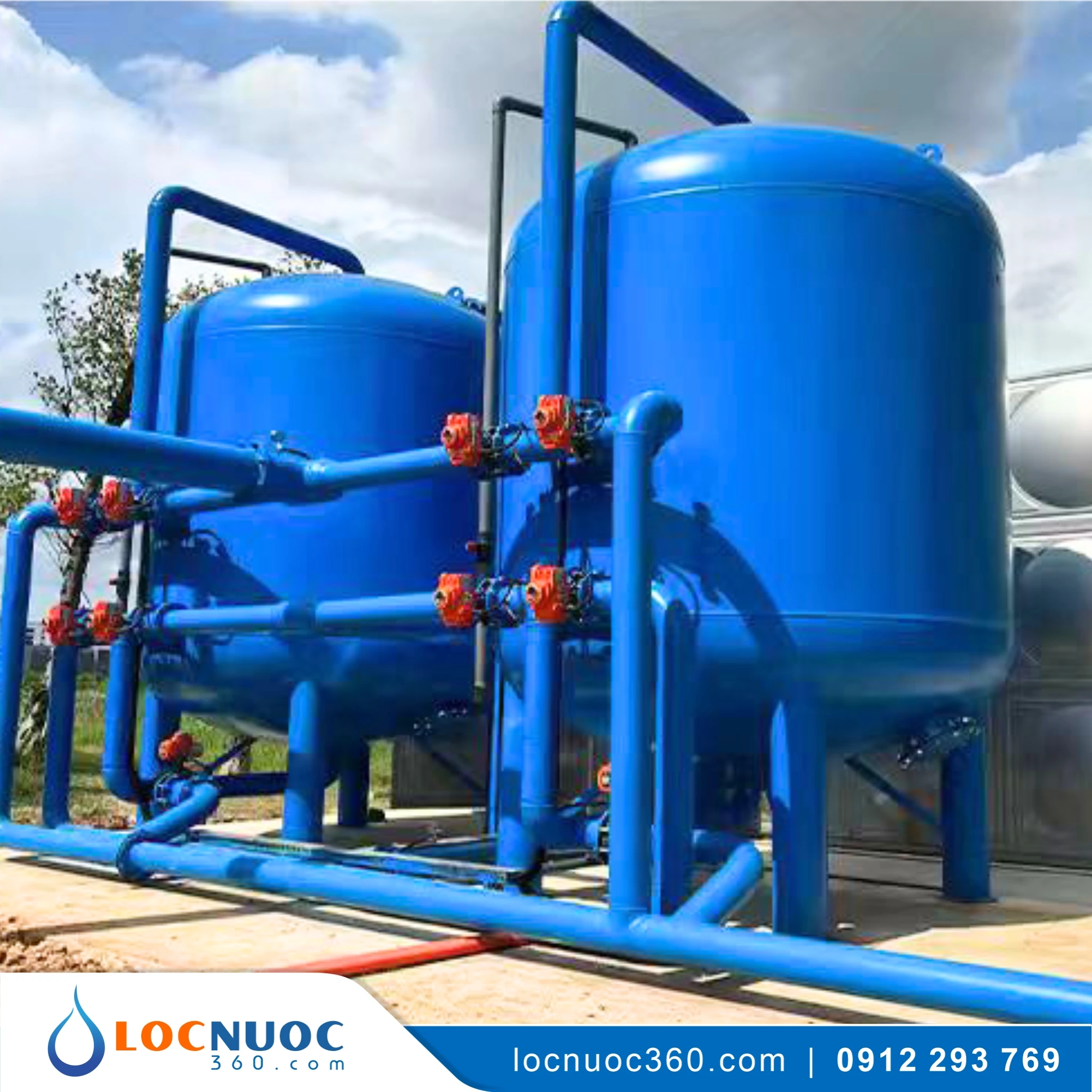 Hệ thống Lọc nước giếng khoan Công nghiệp 100m3 2 Hệ thống Lọc nước giếng khoan Công nghiệp 100m3
