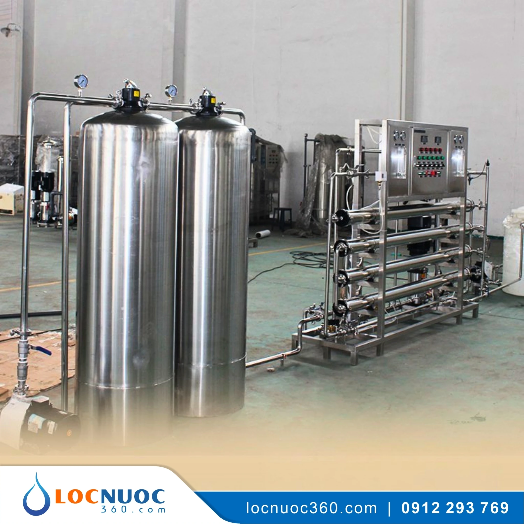 Máy lọc nước RO 1400lit cho Khách sạn KN1400 Lọc nước tinh khiết 4 Máy lọc nước RO 1400lit cho Khách sạn KN1400