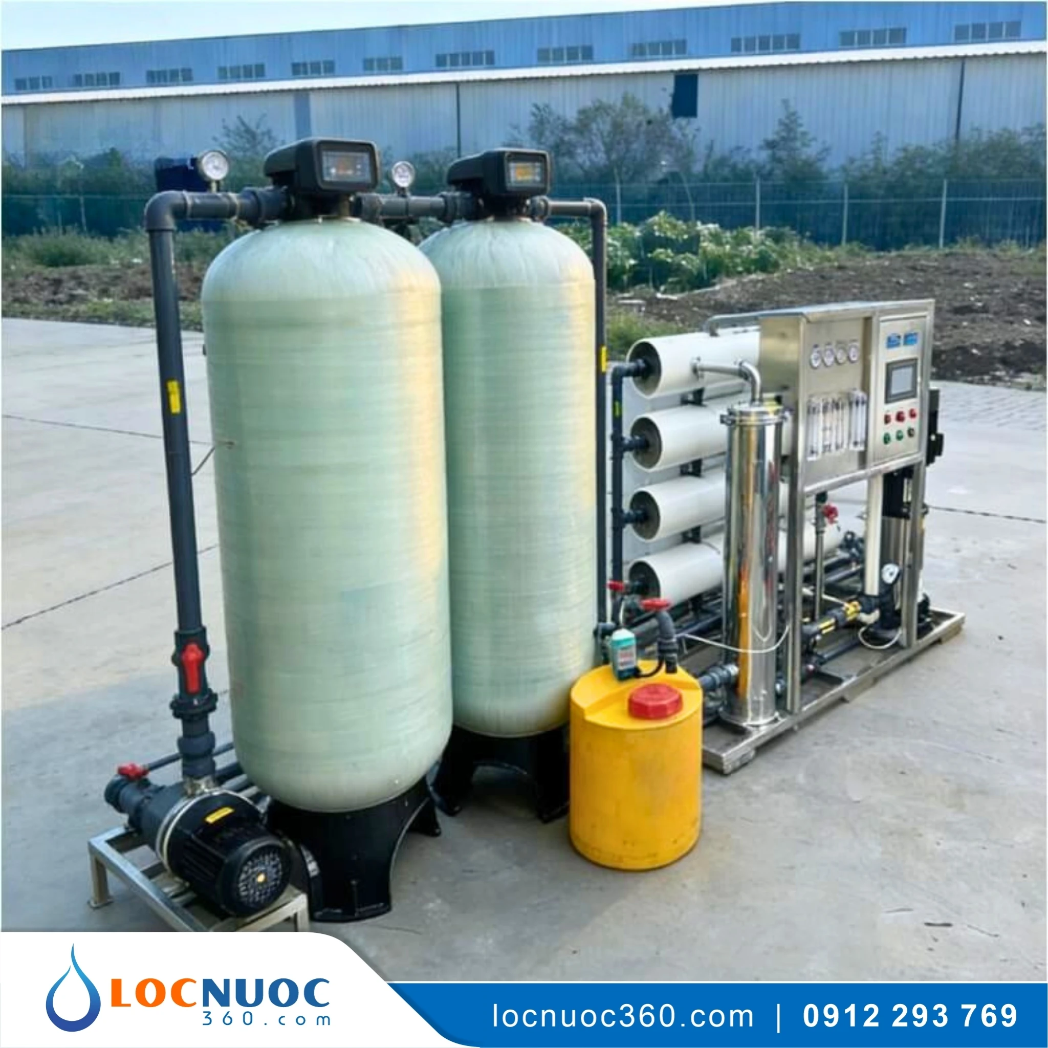 Máy lọc nước RO 1400lit cho Khách sạn KN1400 Lọc nước tinh khiết 2 Máy lọc nước RO 1400lit cho Khách sạn KN1400