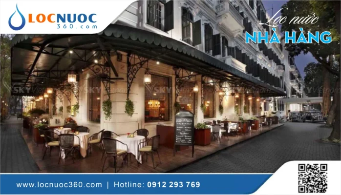 Máy lọc nước RO Công nghiệp 1500 lit lắp cho Nhà hàng quy mô nào?