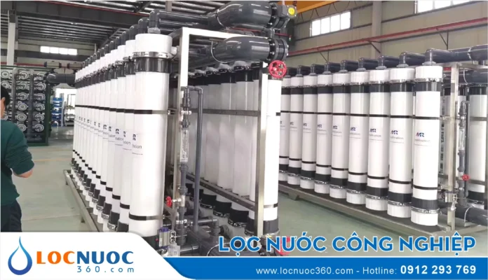 Cung cấp Hệ thống lọc nước Công nghiệp màng siêu lọc UF 3m3/h
