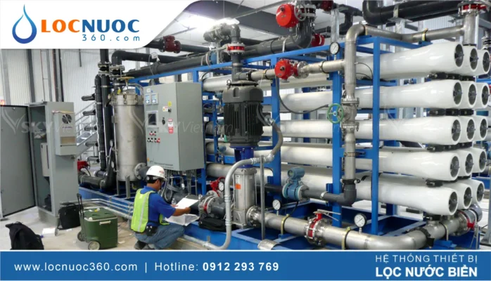 Máy lọc nước RO Công nghiệp dùng vật liệu gì xử lý nước nhiễm mặn?