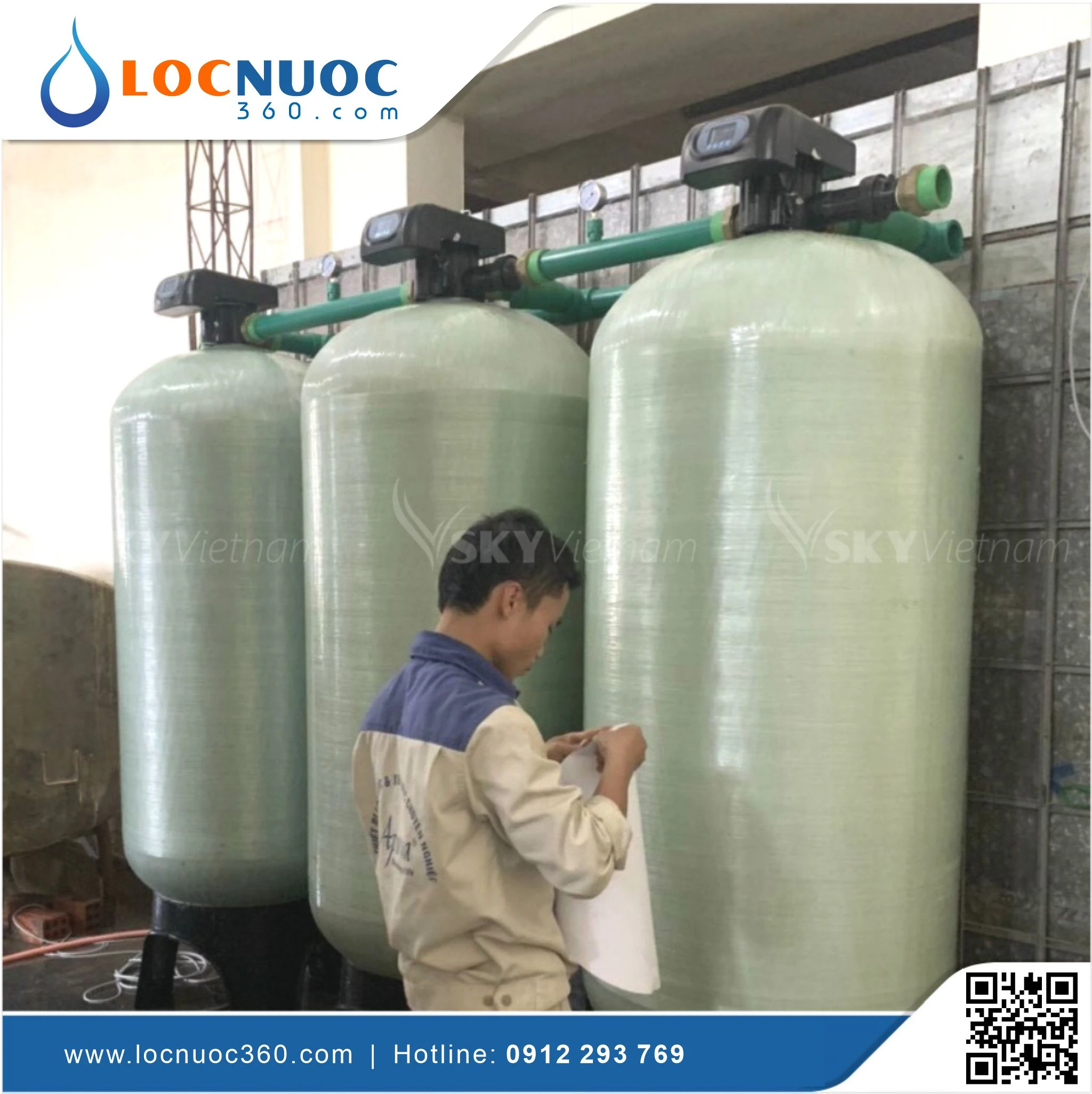 Hệ thống lọc thô 10m3 sản xuất nước Giải khát 4 Hệ thống lọc thô 10m3 sản xuất nước Giải khát