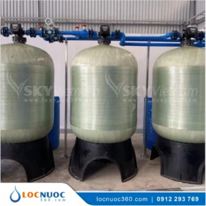 Hệ thống lọc thô 10m3 sản xuất nước Giải khát