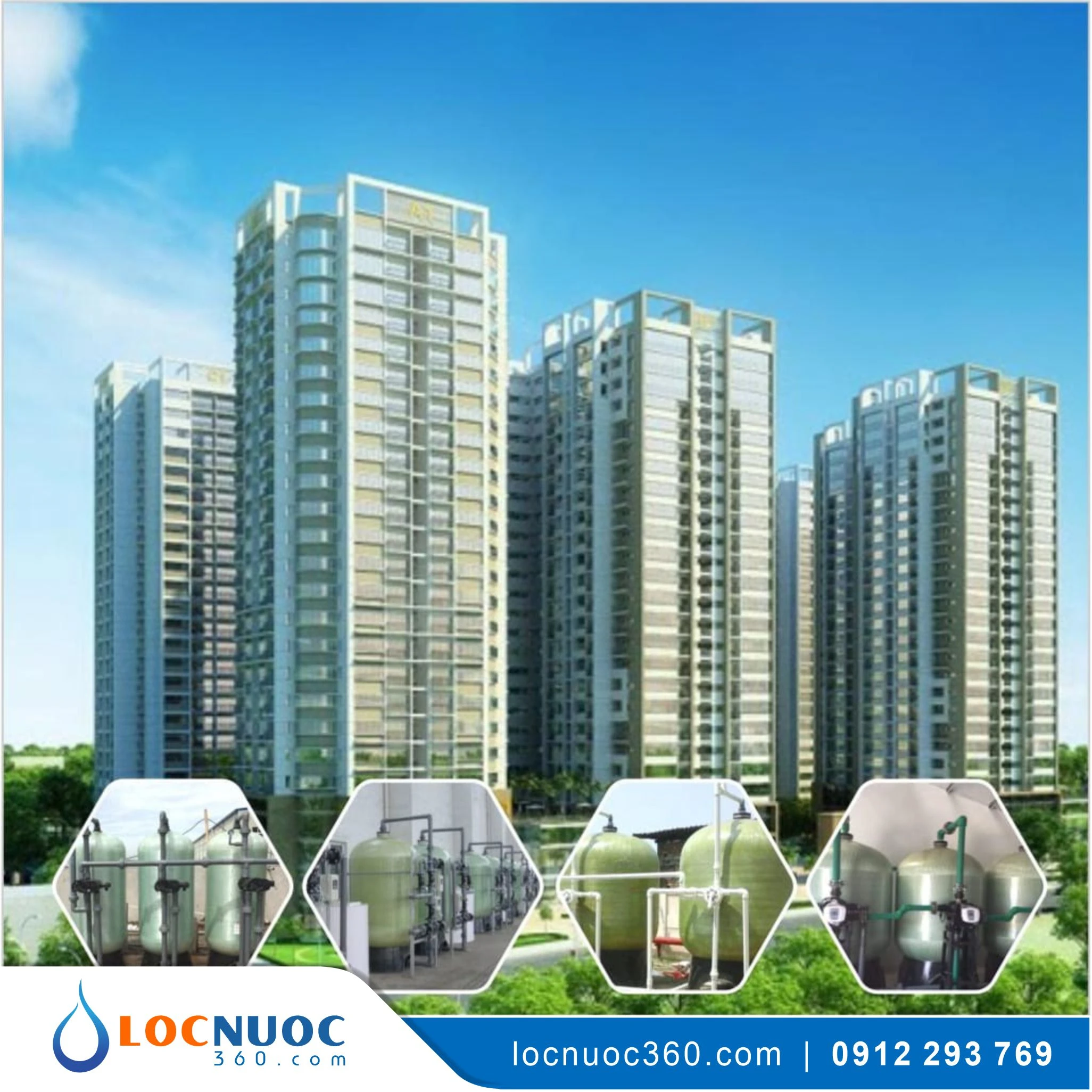 Hệ thống lọc tổng 20 m3 cho Tòa nhà chung cư VSK20-LT 1 Hệ thống lọc tổng 20 m3 cho Tòa nhà chung cư VSK20-LT