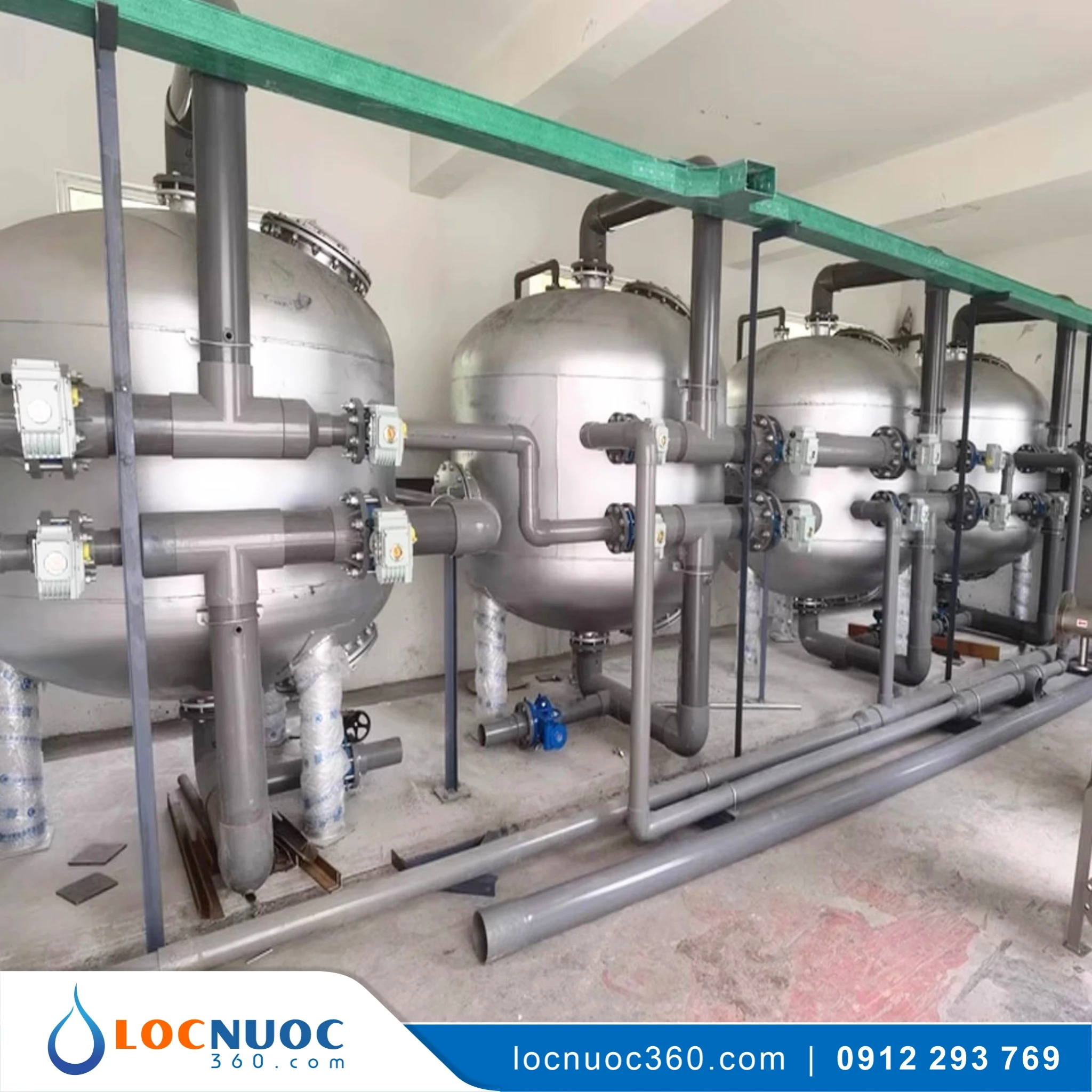 Hệ thống lọc tổng 20 m3 cho Tòa nhà chung cư VSK20-LT 3 Hệ thống lọc tổng 20 m3 cho Tòa nhà chung cư VSK20-LT