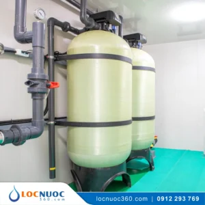 Hệ thống lọc nước tổng 5m3 sản xuất Sơn nước
