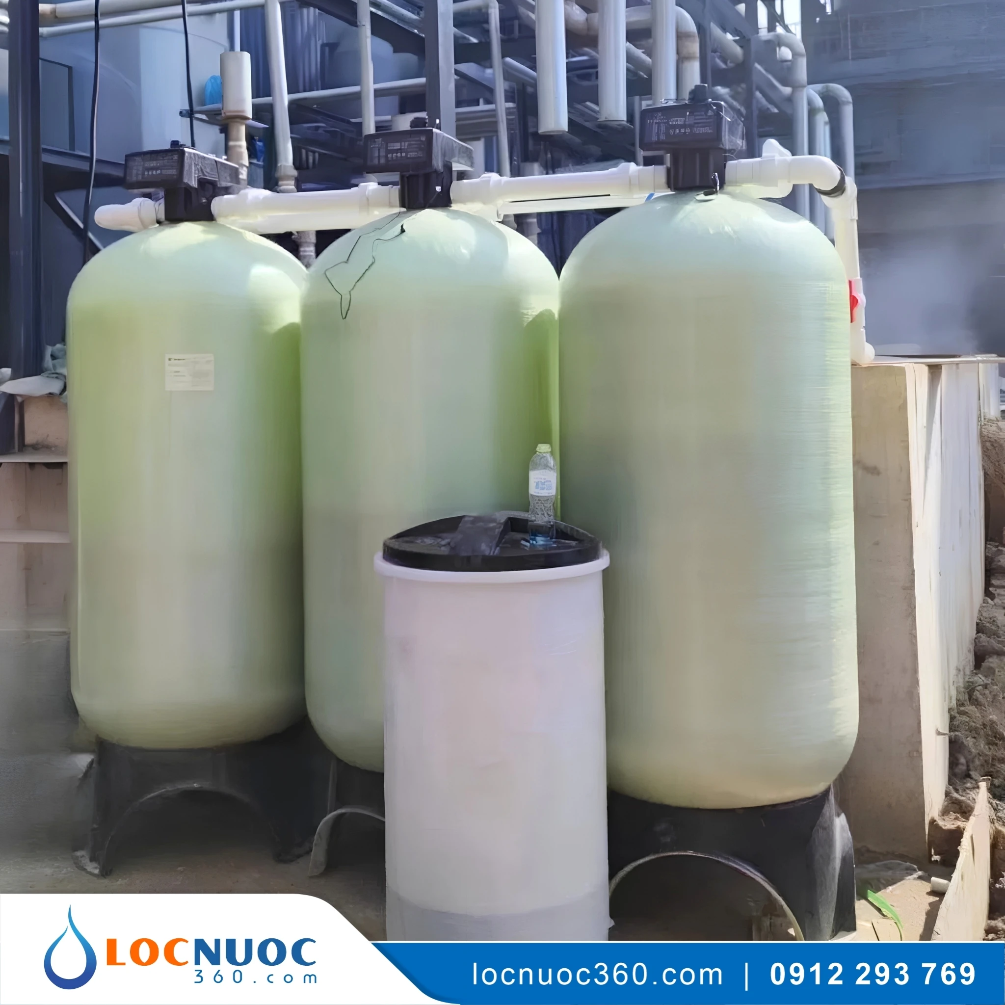 Hệ thống lọc nước tổng 5m3 sản xuất Sơn nước 4 Hệ thống lọc nước tổng 5m3 sản xuất Sơn nước