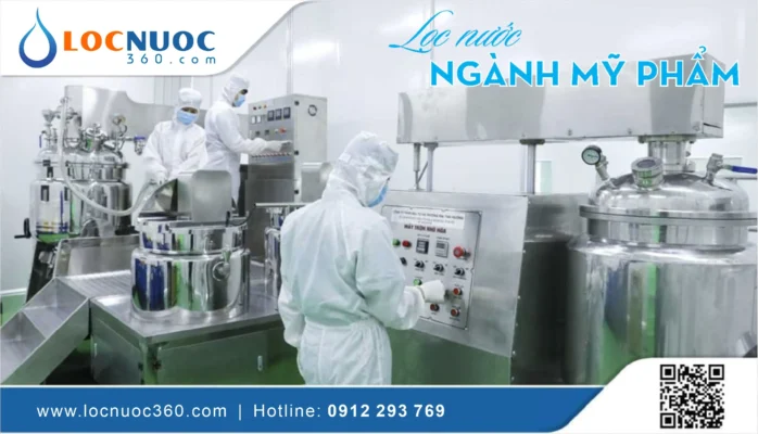 Phương pháp xử lý nước RO cho Sản xuất mỹ phẩm đạt chuẩn