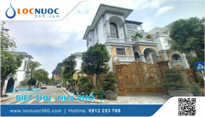 Hệ thống Máy lọc nước tổng cho Biệt thự cao cấp tại Hà Nội