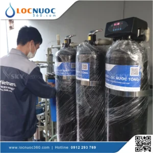 Máy lọc nước RO Tinh khiết 350lit sản xuất Nước đóng bình 7 Máy lọc nước RO Tinh khiết 350lit sản xuất Nước đóng bình