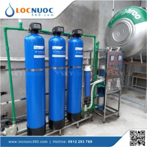 Máy lọc nước RO Tinh khiết 350lit sản xuất Nước đóng bình