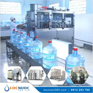 Hệ thống lọc thô 10m3 sản xuất Nước đóng bình