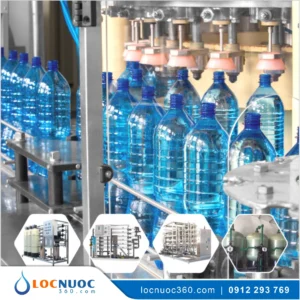 Máy lọc nước RO 2500lit đóng bình, đóng chai Tinh khiết