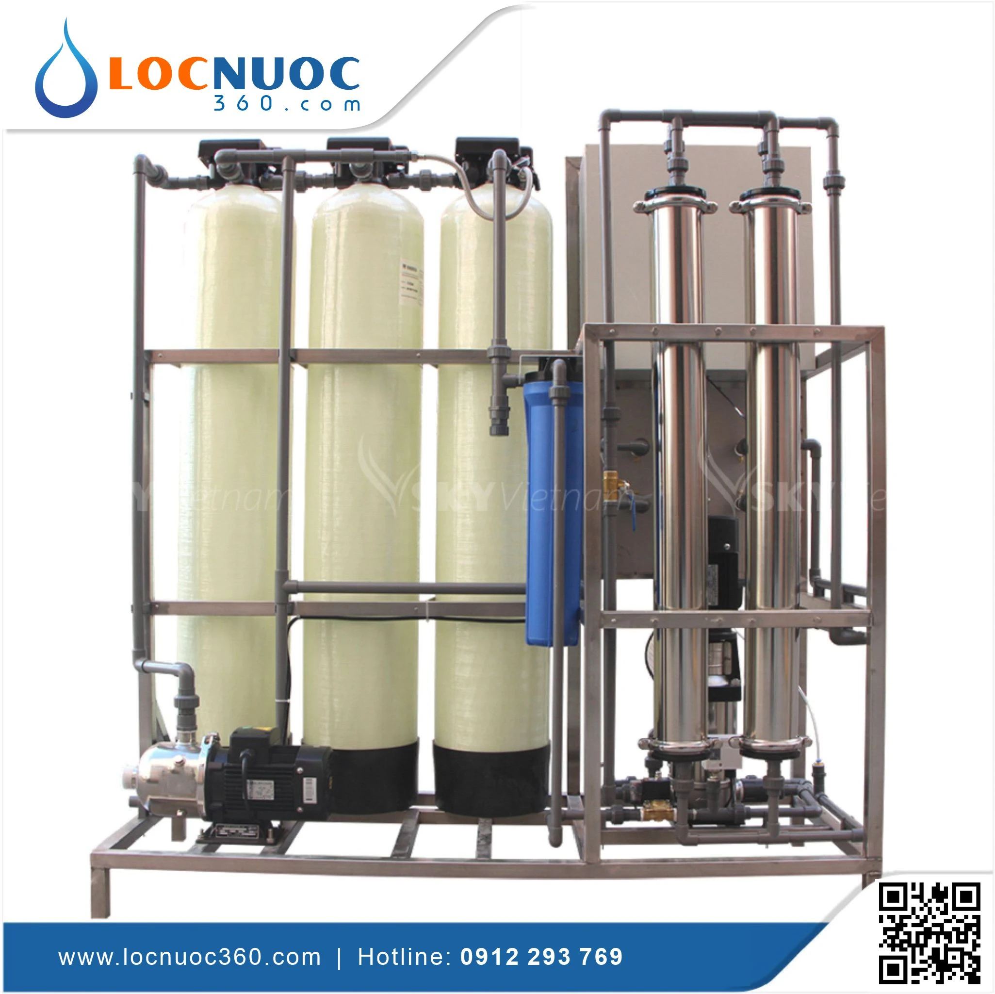Máy lọc nước RO Tinh khiết 500lit cho Dược phẩm VSK-RO500 4 Máy lọc nước RO Tinh khiết 500lit cho Dược phẩm VSK-RO500