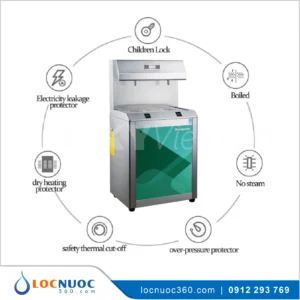 Máy đun nước ấm 02 vòi cho Trường học KN-2WY
