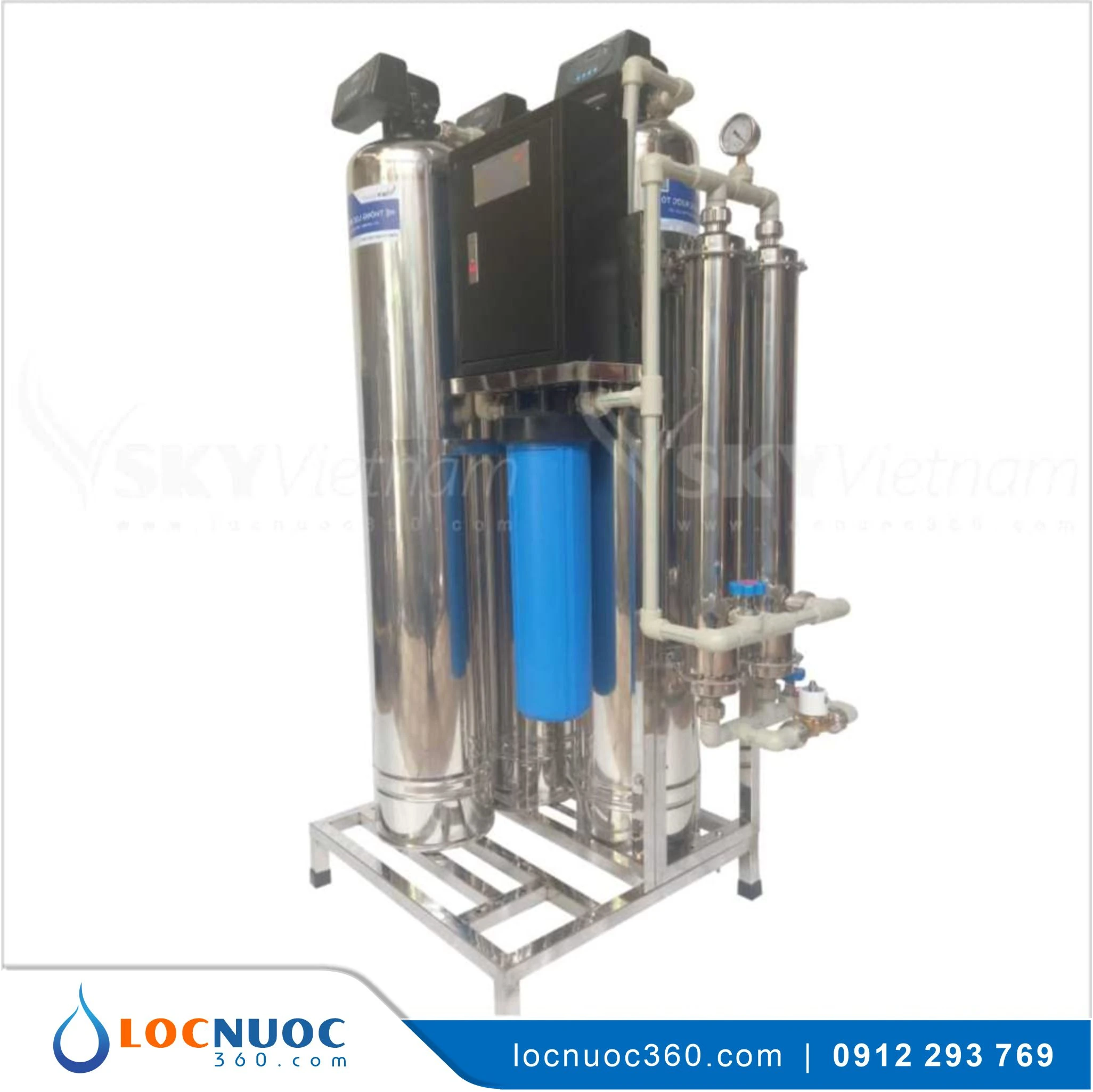 Máy lọc nước tổng Cao cấp dùng màng Siêu lọc UF 3 Máy lọc nước tổng Cao cấp dùng màng Siêu lọc UF