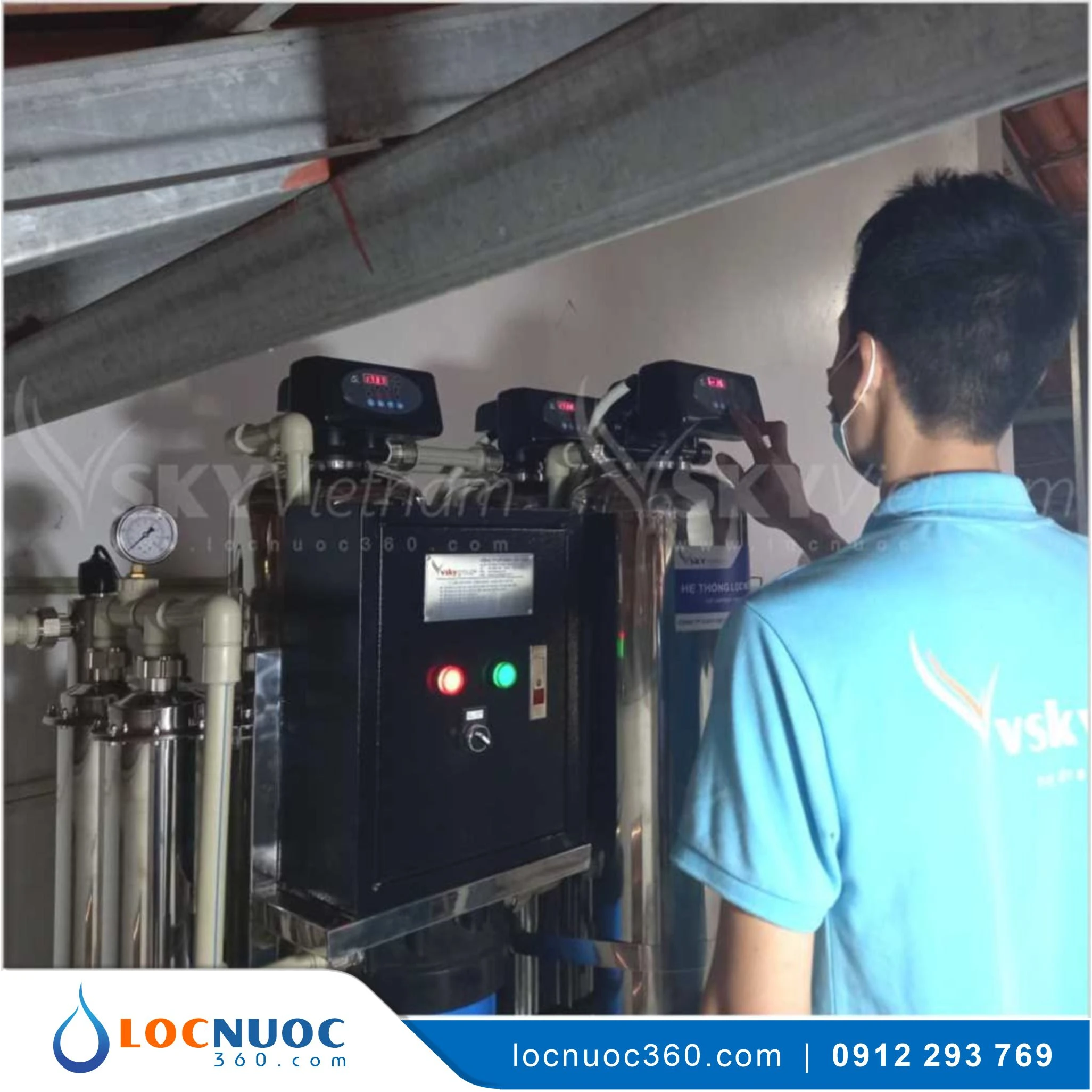 Bộ lọc nước tổng Siêu lọc UF VSK03UF-52-V2 Premium 2 Bộ lọc nước tổng Siêu lọc UF VSK03UF-52-V2 Premium