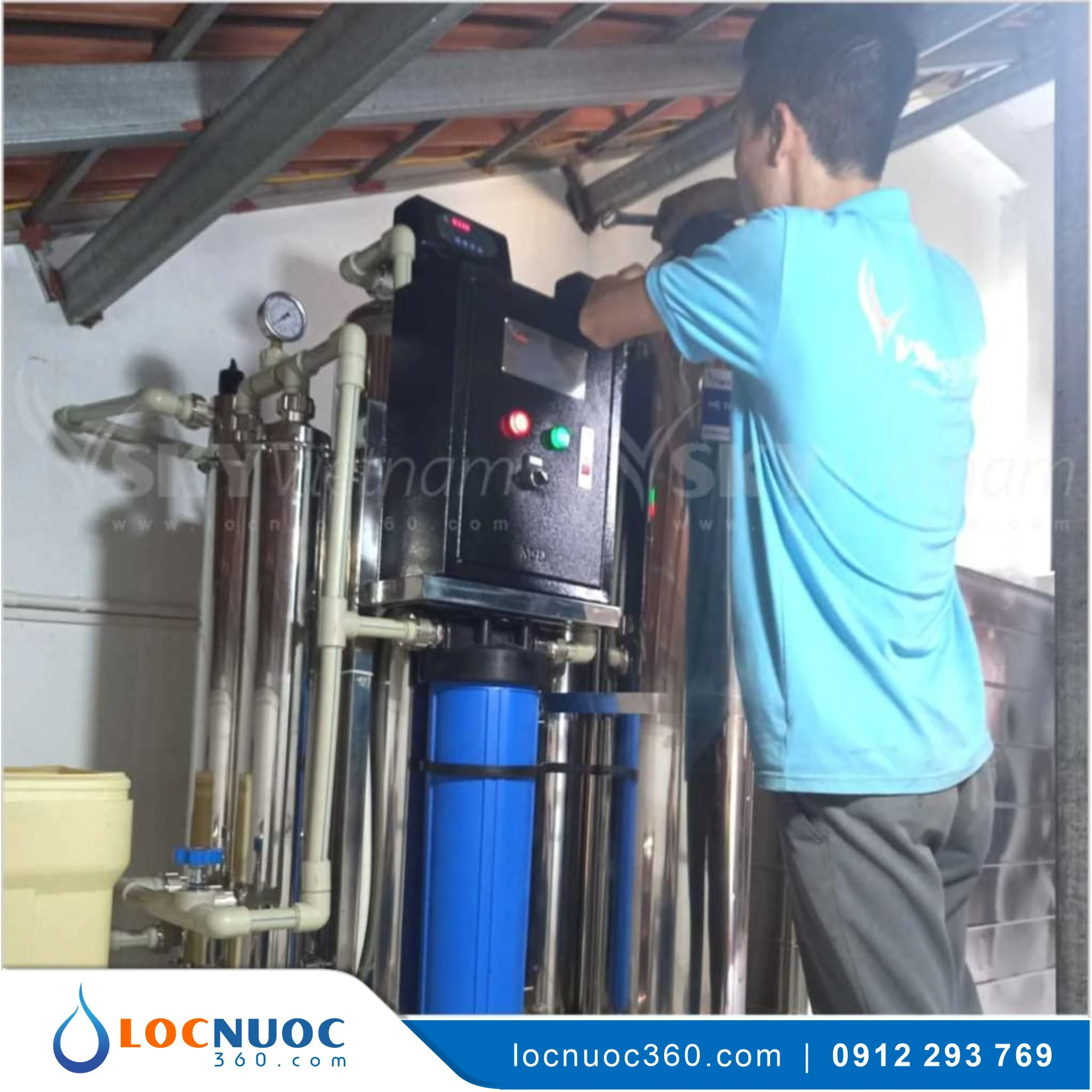 Bộ lọc nước tổng Siêu lọc UF VSK03UF-52-V2 Premium 3 Bộ lọc nước tổng Siêu lọc UF VSK03UF-52-V2 Premium