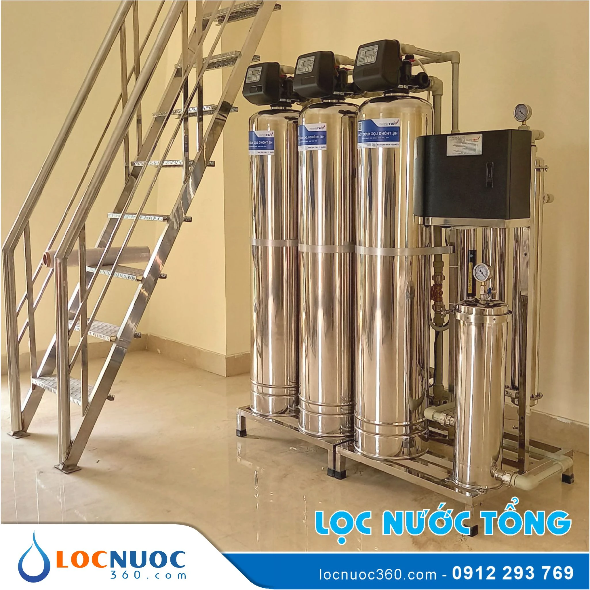 Máy lọc nước tổng Cao cấp diệt khuẩn tia cực tím UV
