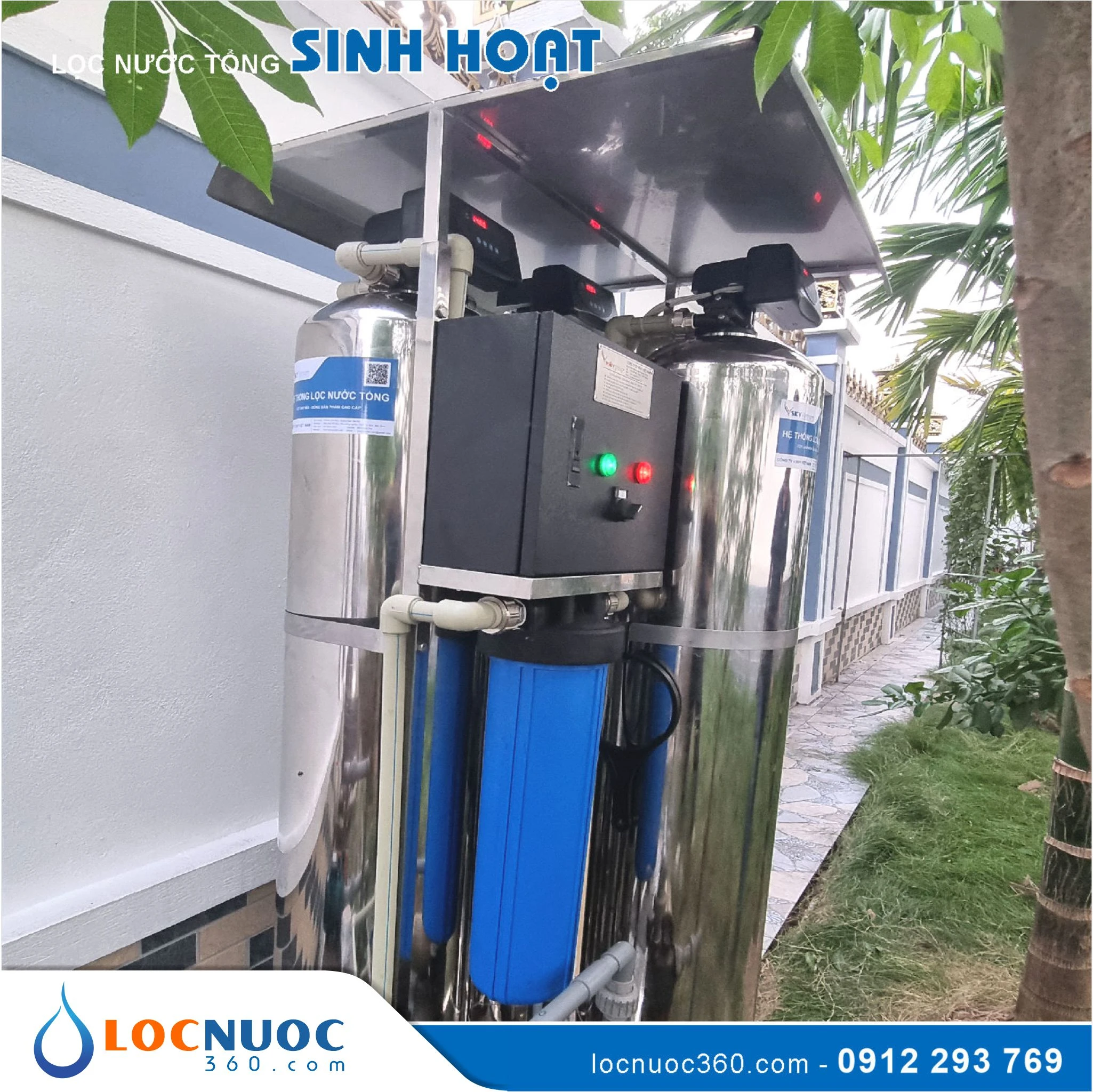 Máy lọc nước tổng xử lý nước nhiễm Dầu, Styrene