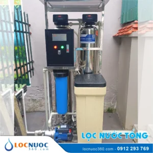 Thiết bị lọc nước tổng lắp trước bể nước ngầm