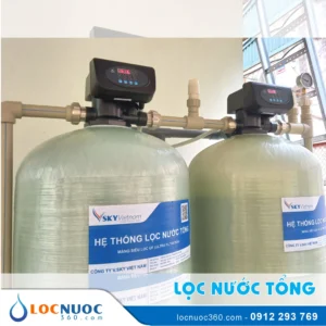 Thiết bị lọc nước tổng Cao cấp công suất 2 m3