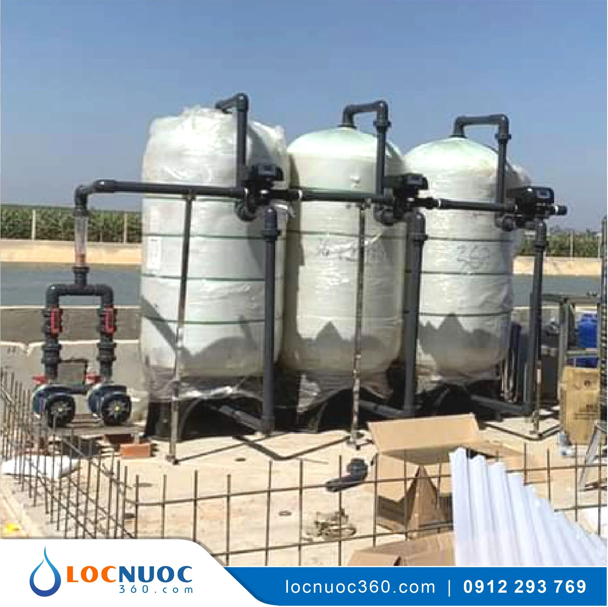 Hệ thống lọc nước tổng 20m3 cho Trang trại Chăn nuôi 4 Hệ thống lọc nước tổng 20m3 cho Trang trại Chăn nuôi
