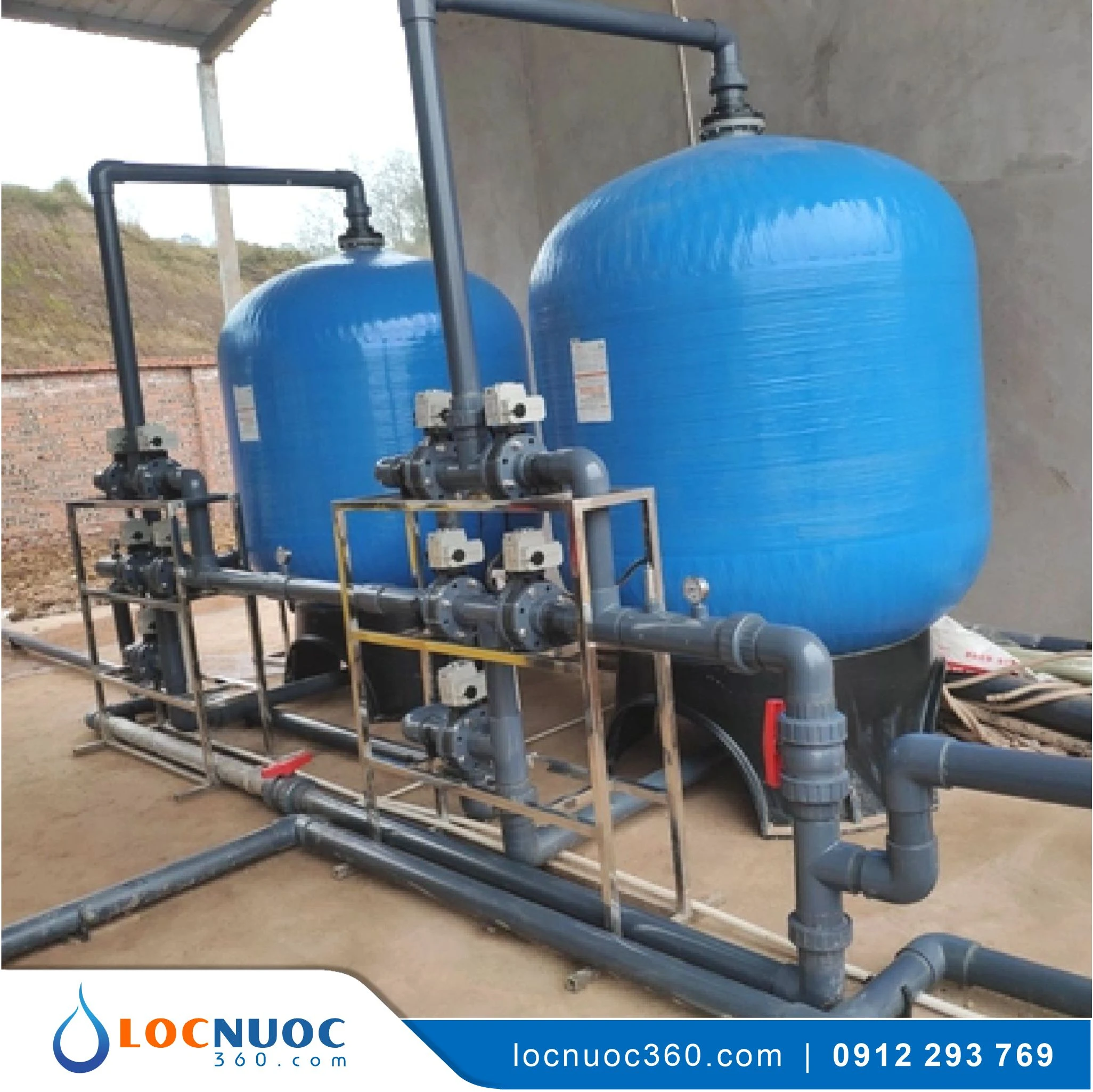 Hệ thống lọc nước tổng 20m3 cho Trang trại Chăn nuôi 2 Hệ thống lọc nước tổng 20m3 cho Trang trại Chăn nuôi