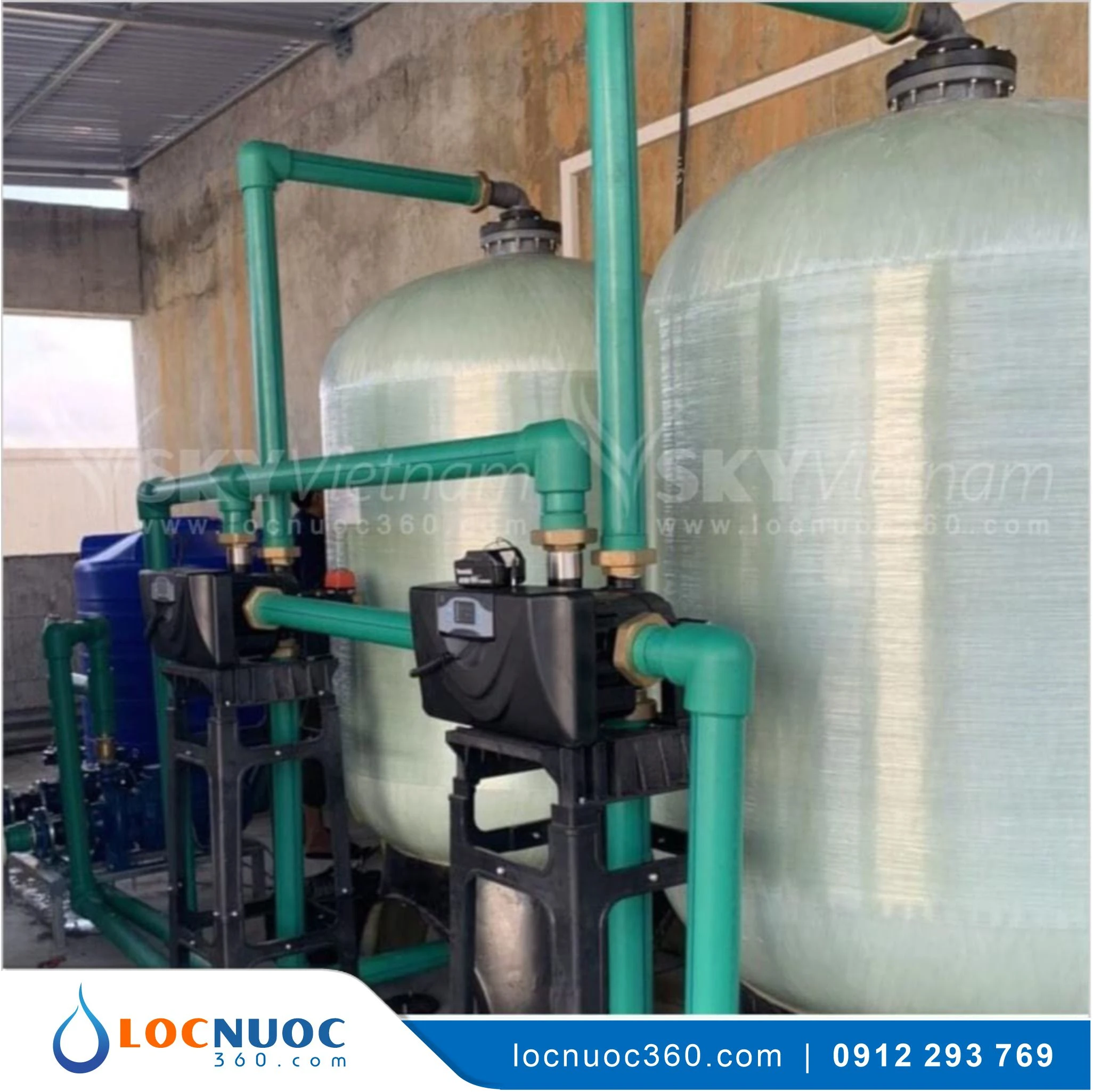 Hệ thống lọc nước tổng 20m3 cho Trang trại Chăn nuôi 3 Hệ thống lọc nước tổng 20m3 cho Trang trại Chăn nuôi