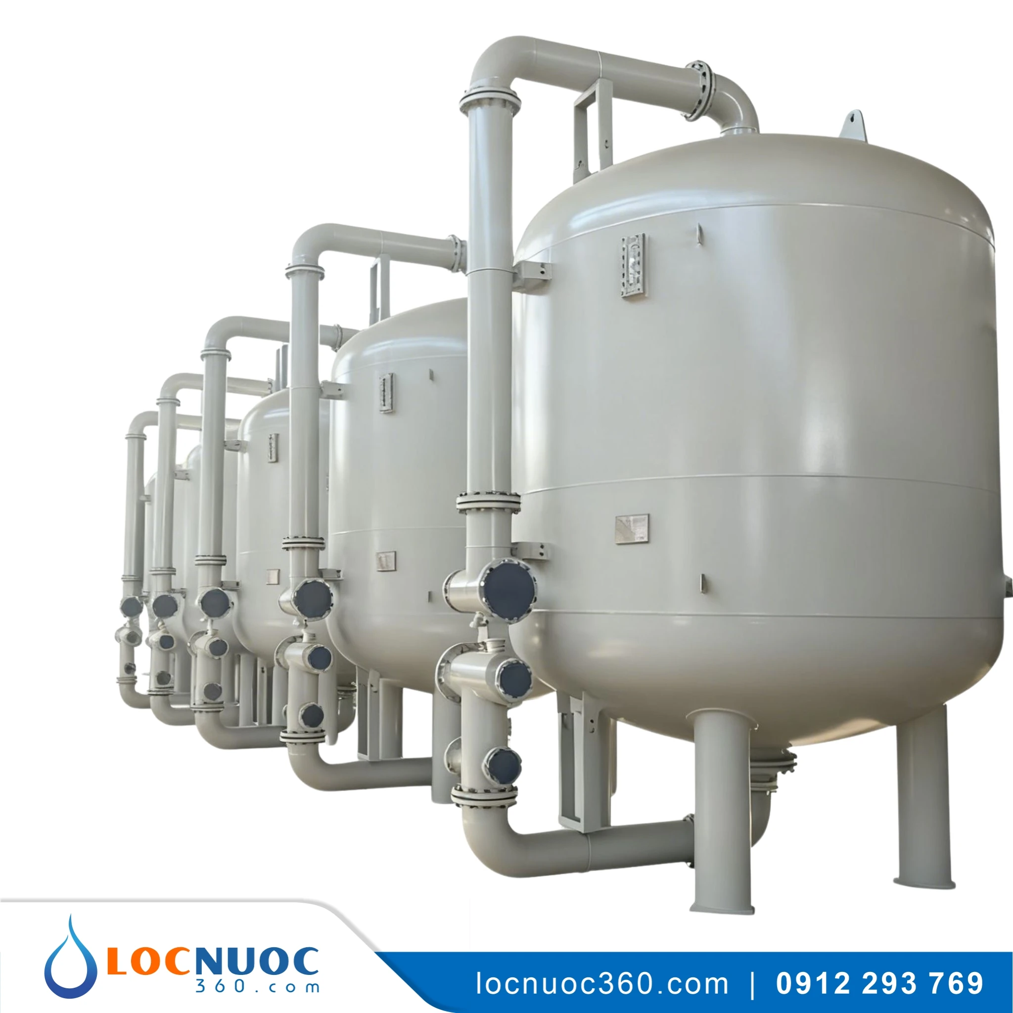 Hệ thống Lọc nước giếng khoan Công nghiệp 70m3