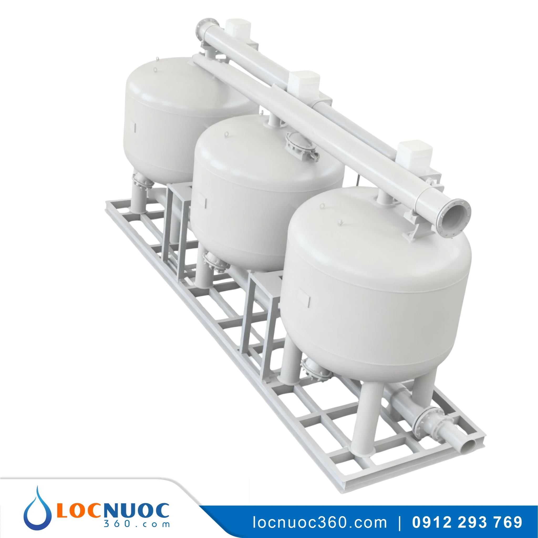 Hệ thống Lọc nước giếng khoan Công nghiệp 70m3 4 Hệ thống Lọc nước giếng khoan Công nghiệp 70m3