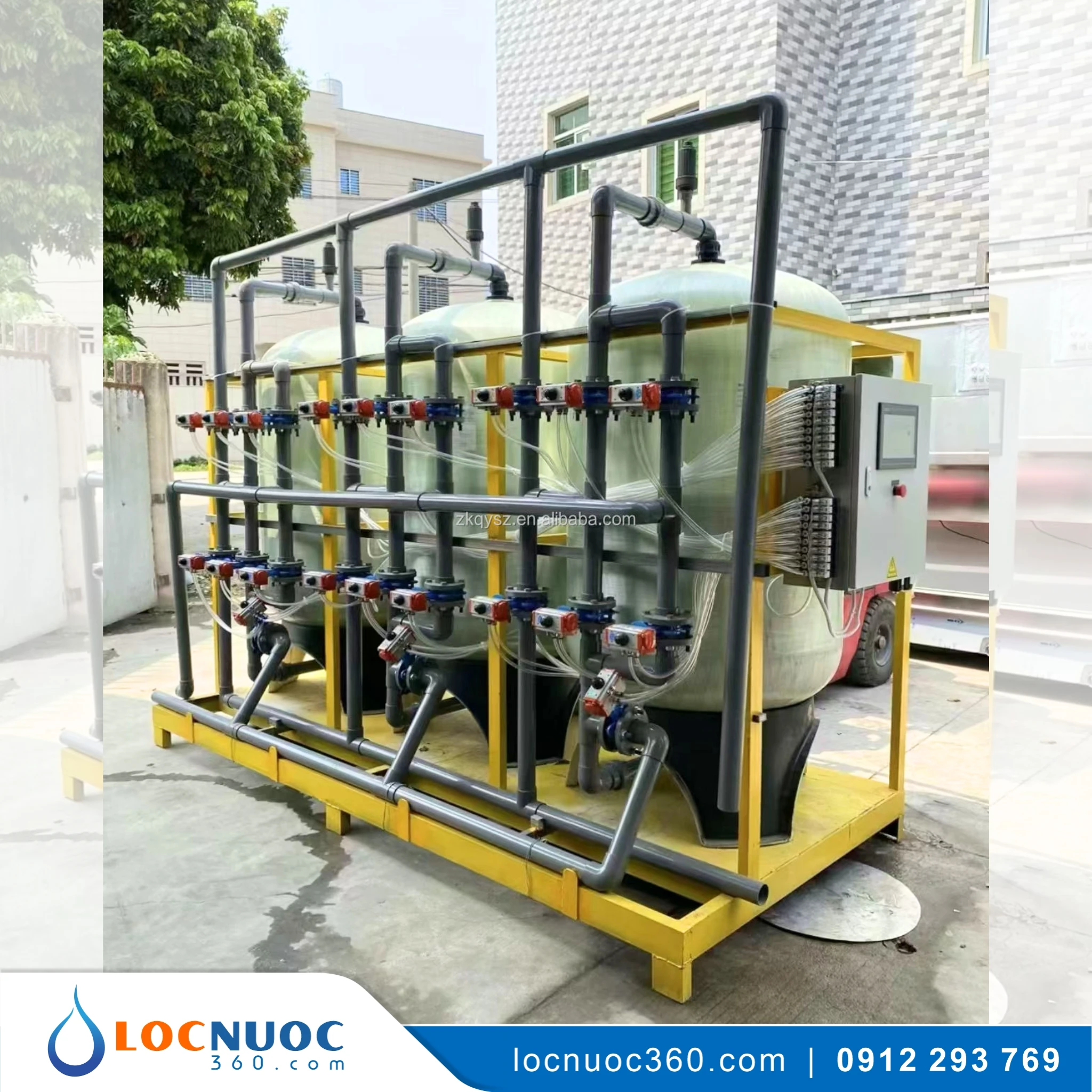 Hệ thống Lọc nước giếng khoan Công nghiệp 10m3 4 Hệ thống Lọc nước giếng khoan Công nghiệp 10m3
