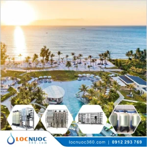 Máy lọc nước RO 2500lit cho Resort KN2500