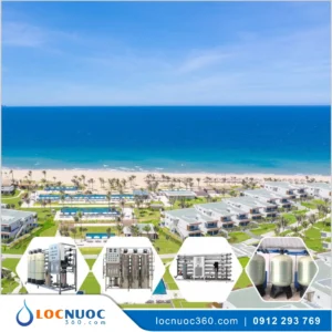 Máy lọc nước RO 2000lit cho Resort KN2000