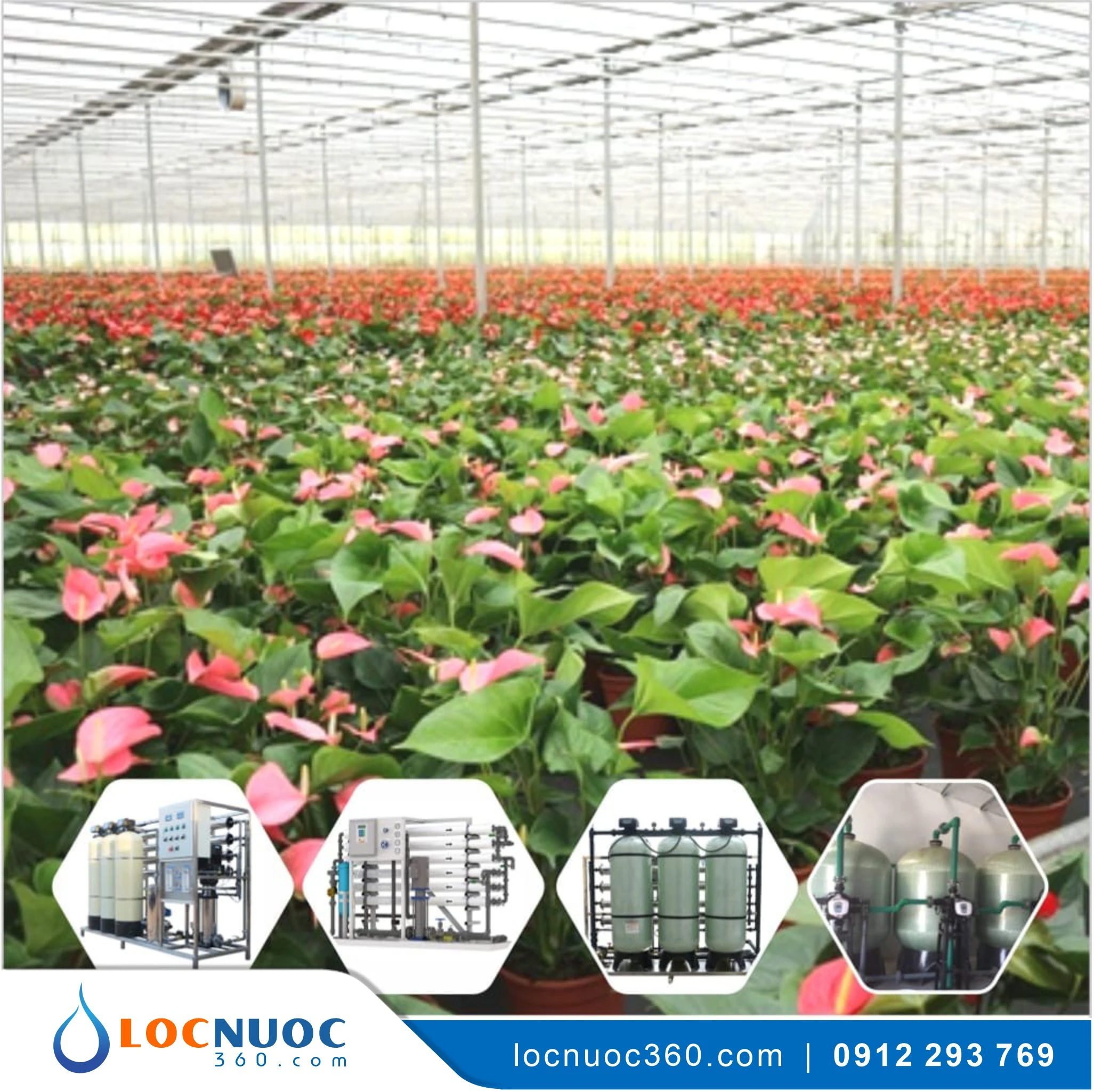 Hệ thống lọc nước tổng 20m3 cho Trang trại Nông nghiệp
