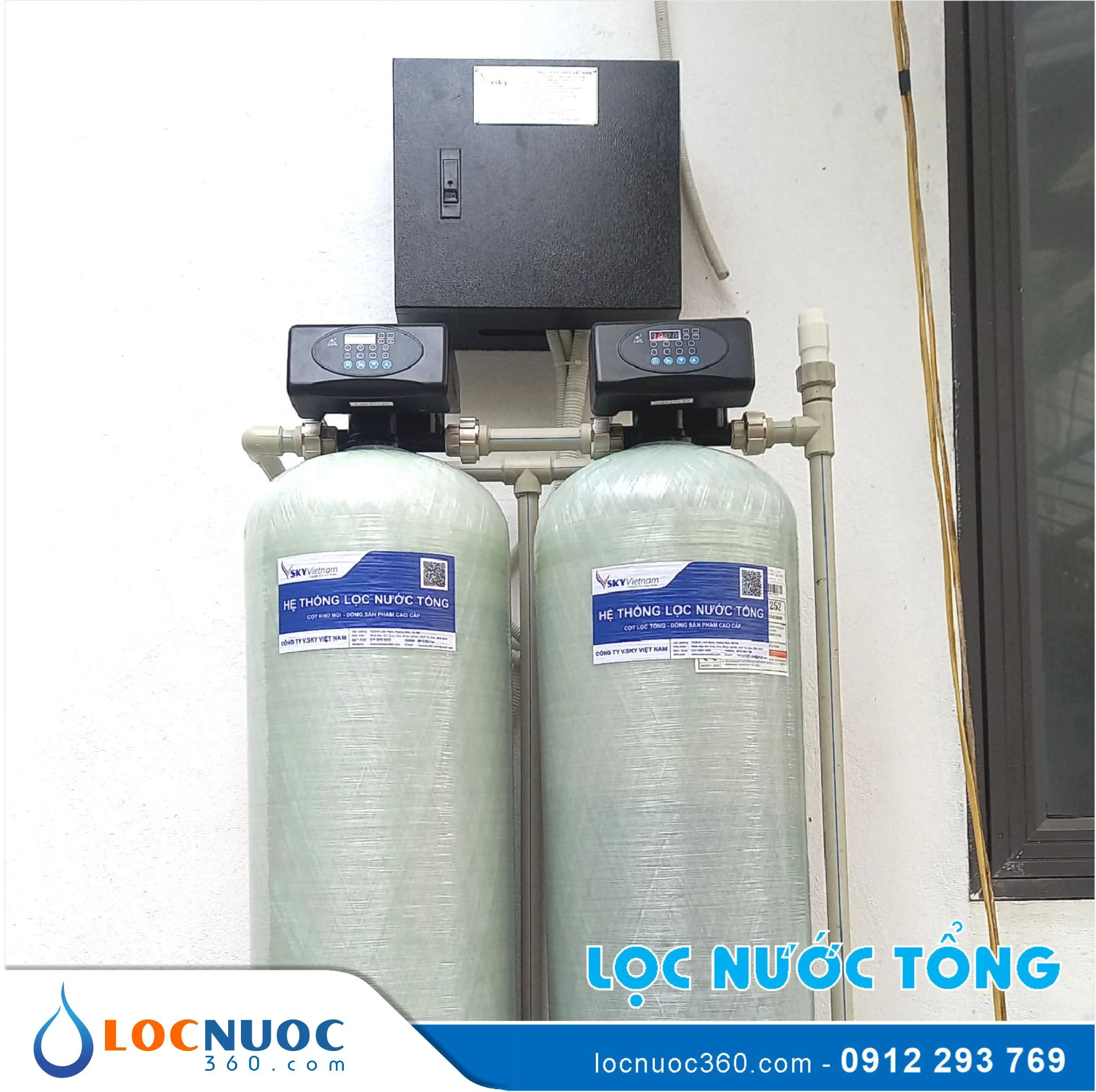 Bộ lọc nước tổng UF cho quán Cafe VSK02UF-52-V1 3 Bộ lọc nước tổng UF cho quán Cafe VSK02UF-52-V1