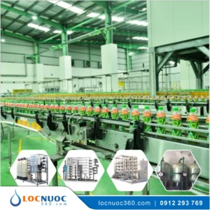 Hệ thống lọc thô 5m3 sản xuất nước Giải khát