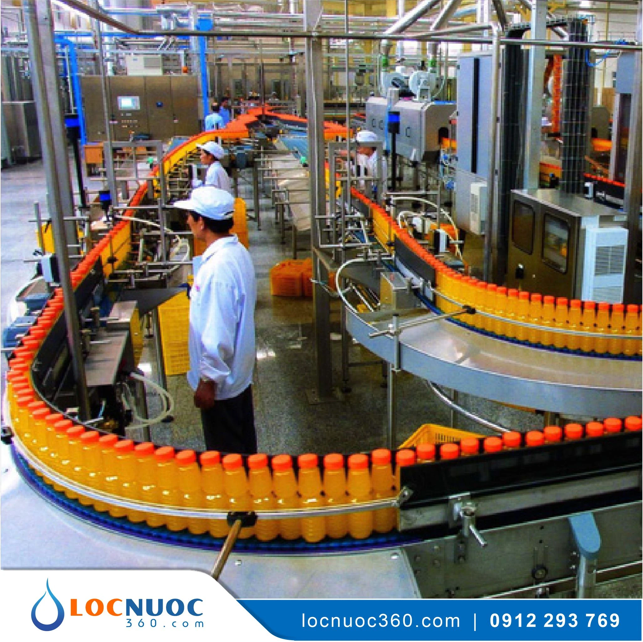 Thiết bị lọc nước cho Sản xuất nước Giải khát đóng chai