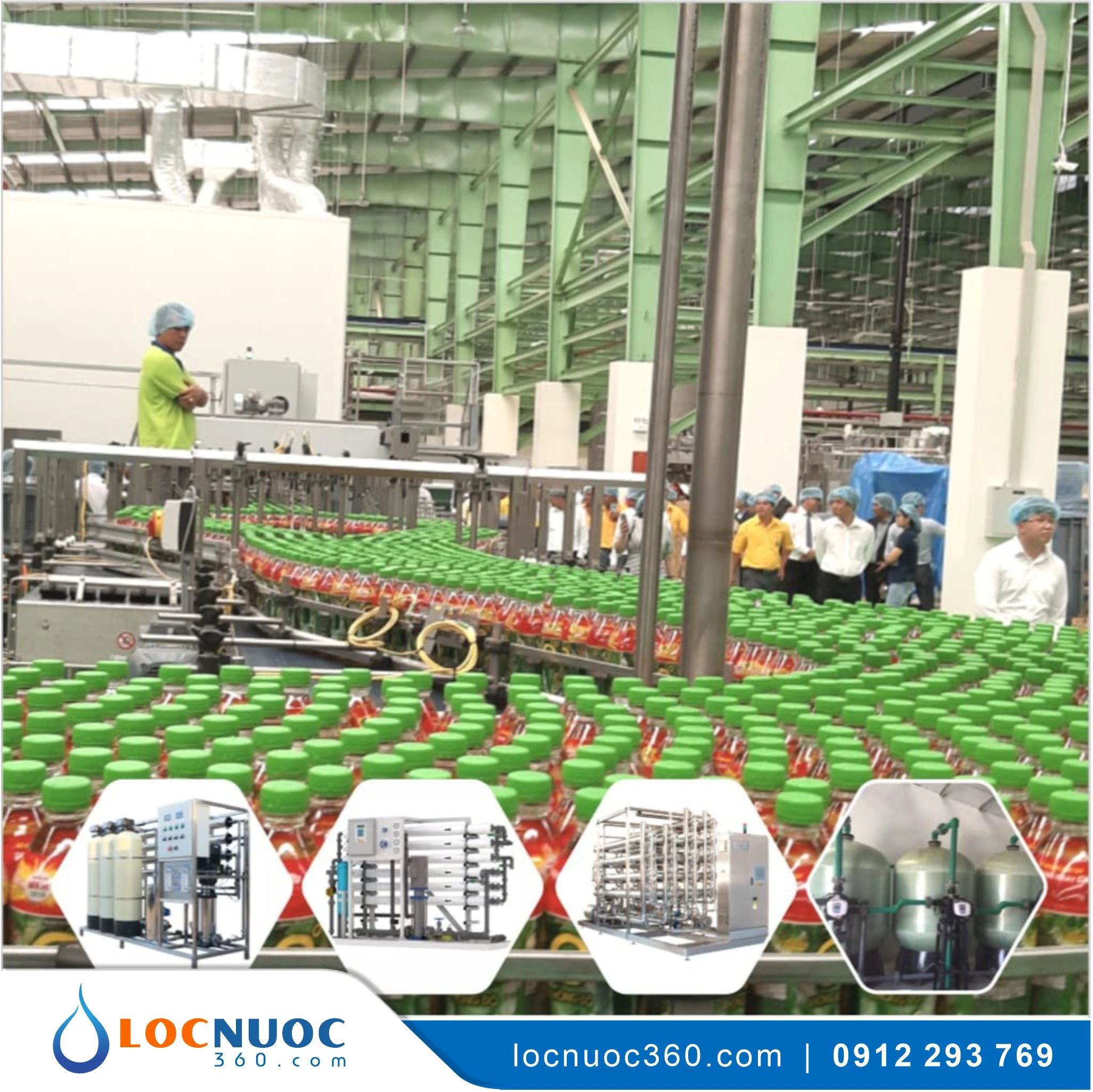 Máy lọc nước RO sản xuất nước Giải khát 2500lit