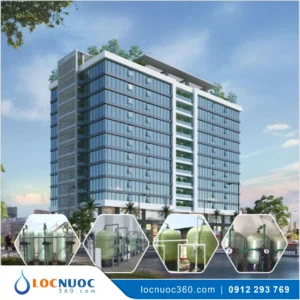 Hệ thống lọc tổng 15 m3 cho Tòa nhà văn phòng VSK15-LT