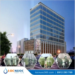 Hệ thống lọc tổng 10 m3 cho Tòa nhà văn phòng VSK10-LT