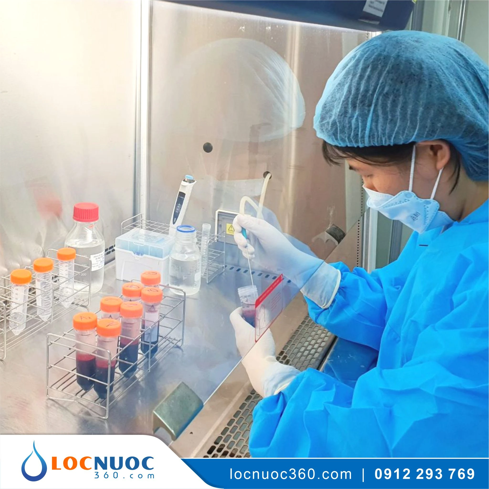 Thiết bị lọc nước cho Sản xuất sinh phẩm xét nghiệm